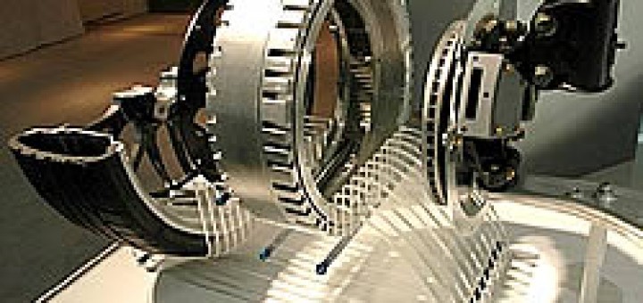 Radnabenmotor des Colt MIEV hybrid auto